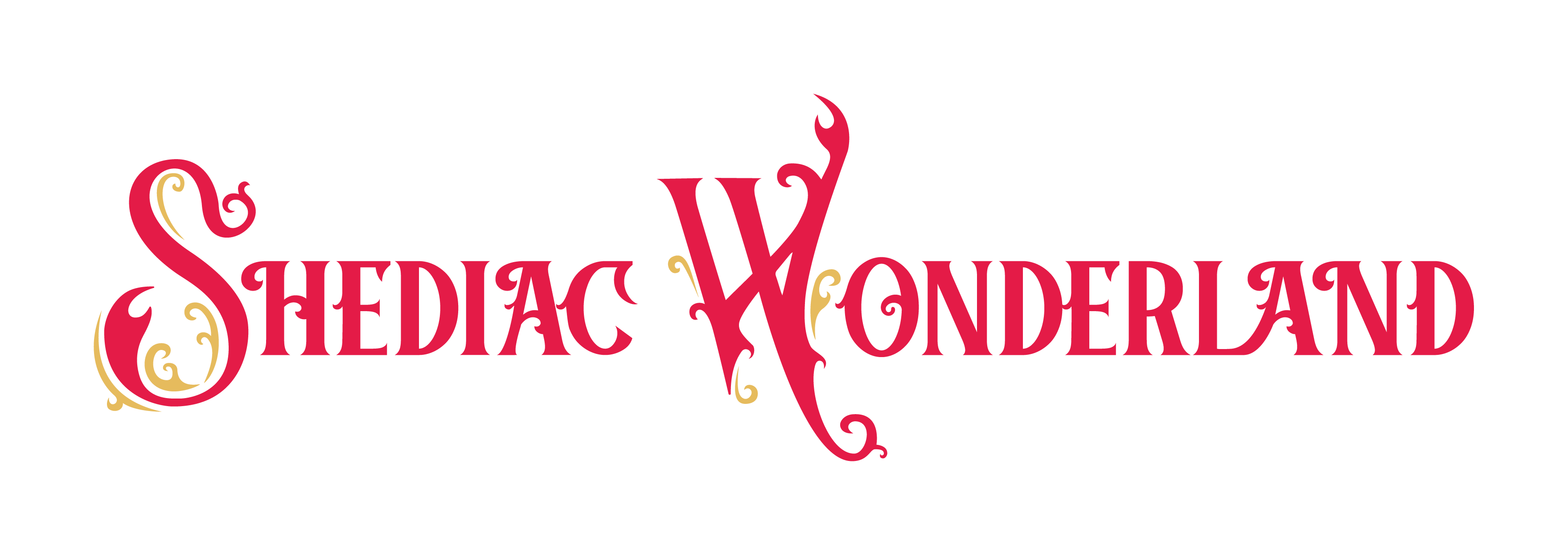 Shediac Wonderland logo in Red-and-Gold