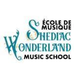 Shediac Wonderland Music School logo on a white background.