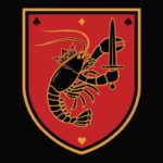 The Shediac Renaissance Faire logo icon, with the lobster-knight holding a sword.